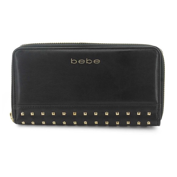 NWT Black Wallet Billfold Studded - Picture 3 of 7